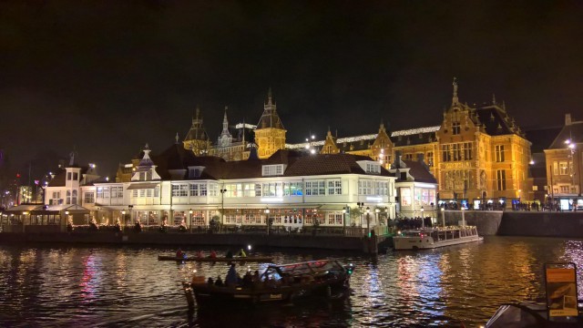 Amsterdam at night